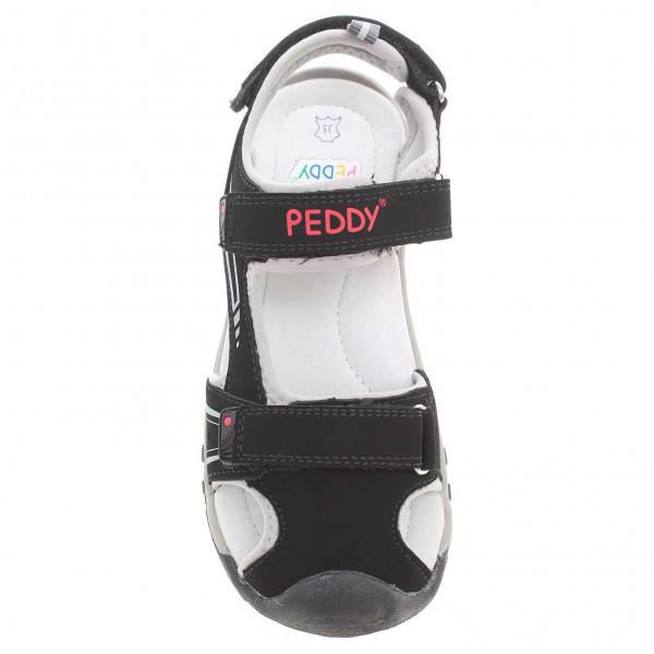 detail Chlapecké sandály Peddy PY-512-36-12 černé