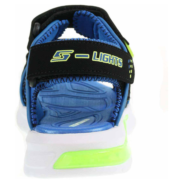 detail Skechers S Lights-E-II Sandal - Beach Glower blk-blue-lime