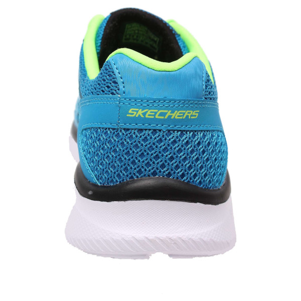 detail Skechers Equalizer blue-lime