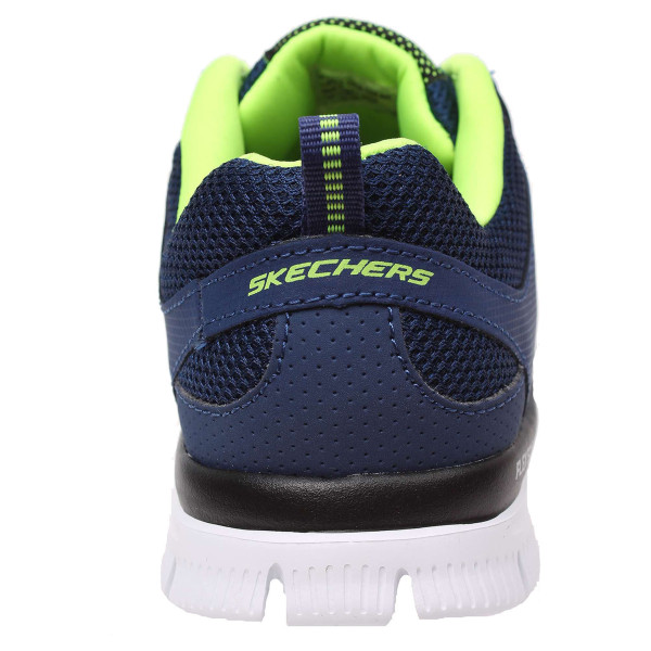 detail Skechers Flex Advantage navy-yellow