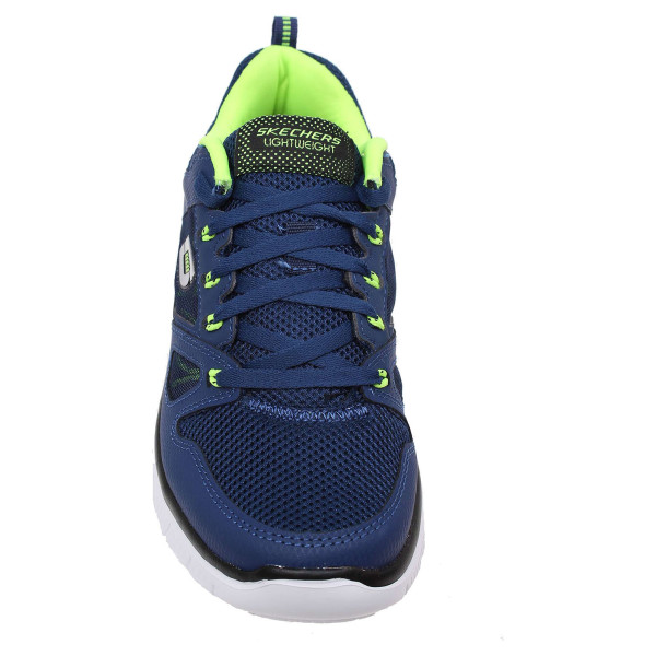 detail Skechers Flex Advantage navy-yellow