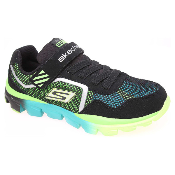 detail Skechers Lil Rider black-lime