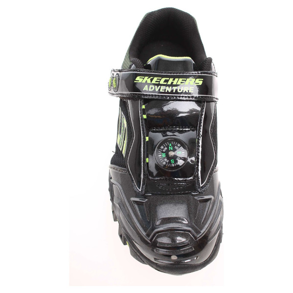 detail Skechers Adventurer black-lime