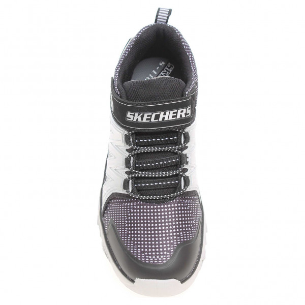 detail Skechers S Lights - Hypno-Flash 2.0 black-silver