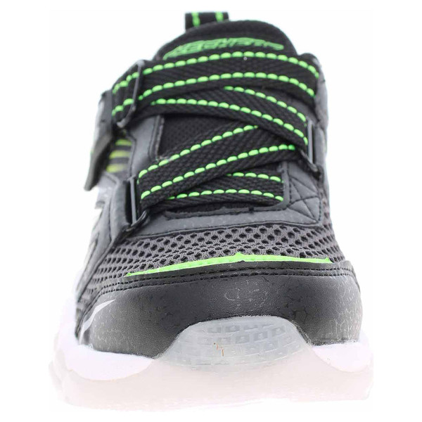 detail Skechers S Lights-Rapid Flash 2.0 - Soluxe black-lime