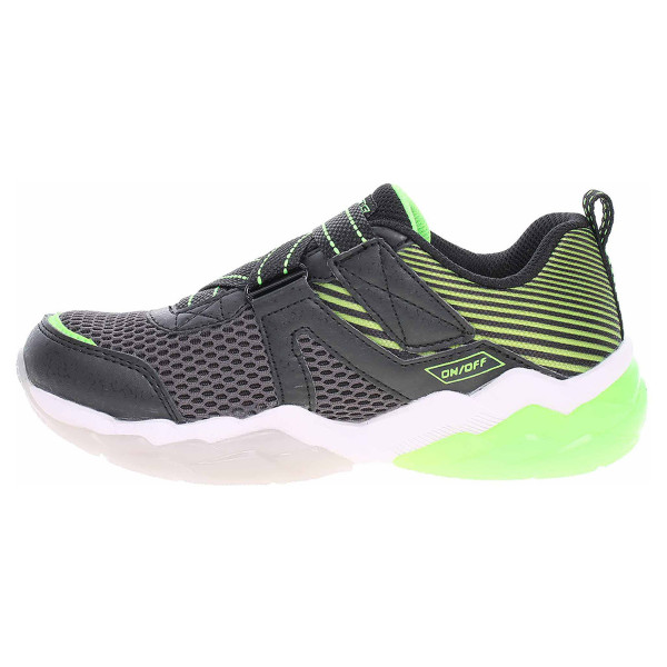 detail Skechers S Lights-Rapid Flash 2.0 - Soluxe black-lime