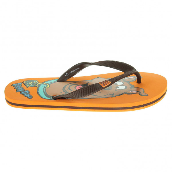 detail Gioseppo Scooby S1 orange chlapecké plážové pantofle